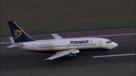 Ryan Air Jet Taking Off