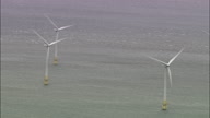 Windfarm Out At Sea Near Great Yarmouth