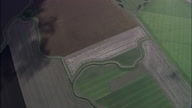 Directly Down Over Field Patterns In Fens