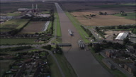 C/U Of Russian Freighter'S Bow To Pull-Out On It Approaching Swing Bridge