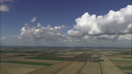 The Fens And White Fluffy Clouds