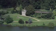 Burghley Park - Monument, Trees And River  Odd Camera Move