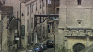 Stamford C/U Of 18Th C Sign Across Old Great North Road Behind St Martin'S Church
