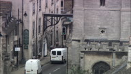 Stamford C/U Of 18Th C Sign Across Old Great North Road Behind St Martin'S Church