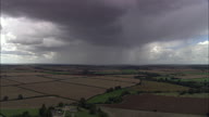Rain Cloud Over Fens Landscape
