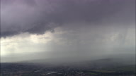 Rain Storm Over Derbyshire C/U To Zoom Out