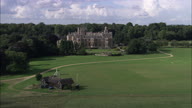 Thoresby Hall - Sweeping Shot - Approach Then Directly Down