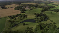 Thoresby Hall And Grounds From Very High - Circling