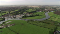 Swoop Down On River Trent With Barges