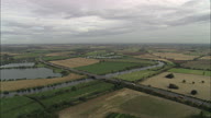 River Trent And Main Road By Newark-On-Trent To Low Shot Of River