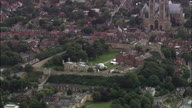 Lincoln Castle With Cathedral Behind