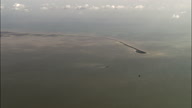 Spurn Head High Approach - Ship Far Below