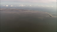 Spurn Head High Approach - Ship Far Below