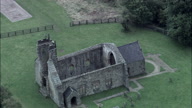 Wharram Percy Deserted Medieval Village - Church C/U And Zoom Out