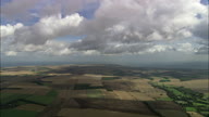 Landscape And Clouds Plus Cloud Shadows On Fields