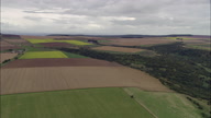 Over Landscape And Fields Plus Moors At End