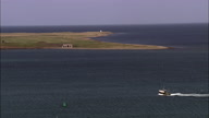 Fishing Boat And Seagulls Near Holy Island