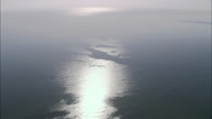 Sun Reflection In Sea Along Coast Near Arbroath