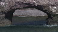 Coast South Of Aberdeen And Shot Through Rocks