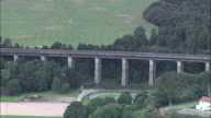 Stonehaven With Train Over Viaduct And Pull Out