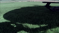 Shadow Of Helicopter Taking Off
