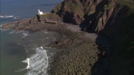 Old Wreck On Shoreline At Hartland Point