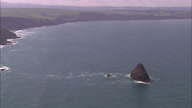 Trebarwith Strand With Gull Rock