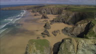Bedruthan Steps Back Lit And Front Lit