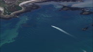Speed Boat Wake On Way To Tresco Island