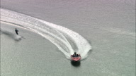 Water Ski Action On River Teign