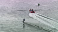 Water Ski Action On River Teign