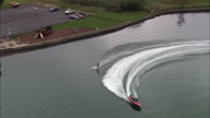 Water Skiing On River Teign