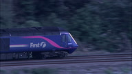 Diesel Express Train Out Of Newton Abbot To Exeter