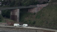 Diesel Express Train Out Of Teignmouth Along Dawlish Section