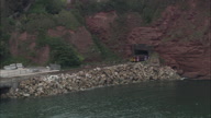 Diesel Express Train Out Of Teignmouth Along Dawlish Section