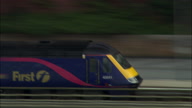 Train Along Dawlish Sea Front