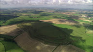 Maiden Castle From Lower And In The Ramparts