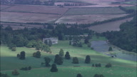 Crichel House  Private  With Church In Park By Lake