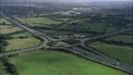 M27 And Junction 2 With Southampton In Distance
