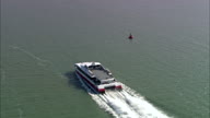 Catamaran At Speed In Southampton Water