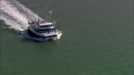 Ferry And Catamaran Pass In Southampton Water