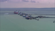 Tankers At Fawley Refinery On Southampton Water