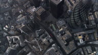 Directly Down Over City