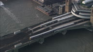 Train Leaving Cannon Street Station And Crossing Thames