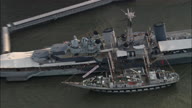 Hms Belfast On Thames By Tower Bridge