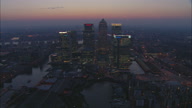 Towards Canary Wharf And Over The Top With Tilt Down