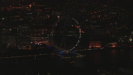 Lights Reflected In Millennium Wheel
