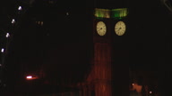 Big Ben Through Millennium Wheel And Pull Out
