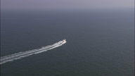 Over Fast Motorboat  White/Yellow  Off Adriatic Coast