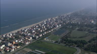 Over Bellaria Towards Igea Marina With Sea And Beach In The Background